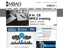 Tablet Screenshot of mbag.org